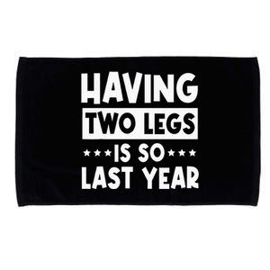 Quit Pulling My Leg Amputee Wheelchair Prosthetic Two Legs Microfiber Hand Towel