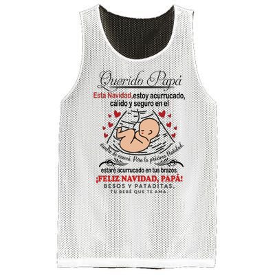 Querido PapáEsta Navidad Estoy Acurrucado Mesh Reversible Basketball Jersey Tank