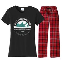 Quetico Provincial Park Ontario Canoe Camping Women's Flannel Pajama Set