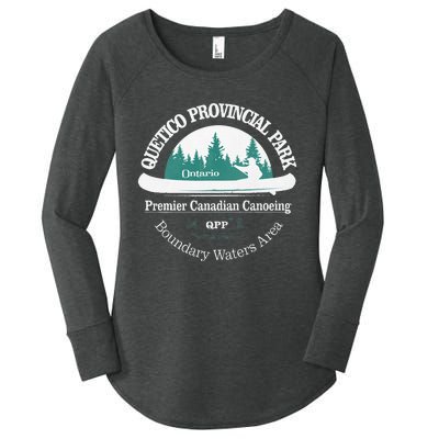 Quetico Provincial Park Ontario Canoe Camping Women's Perfect Tri Tunic Long Sleeve Shirt