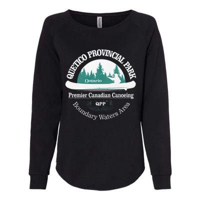 Quetico Provincial Park Ontario Canoe Camping Womens California Wash Sweatshirt