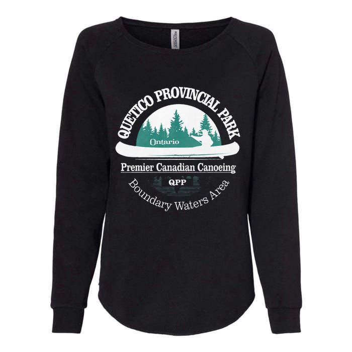 Quetico Provincial Park Ontario Canoe Camping Womens California Wash Sweatshirt