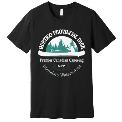 Quetico Provincial Park Ontario Canoe Camping Premium T-Shirt