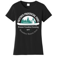 Quetico Provincial Park Ontario Canoe Camping Women's T-Shirt