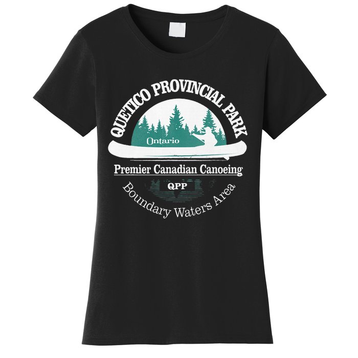 Quetico Provincial Park Ontario Canoe Camping Women's T-Shirt