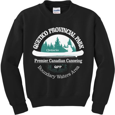 Quetico Provincial Park Ontario Canoe Camping Kids Sweatshirt