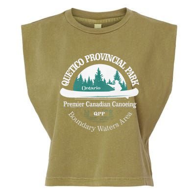 Quetico Provincial Park Ontario Canoe Camping Garment-Dyed Women's Muscle Tee