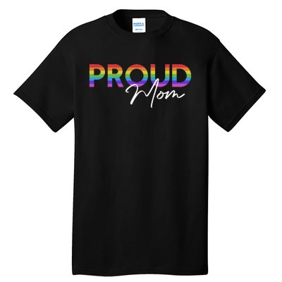 Queer Pride Proud Mom Rainbow Equality Pride Month LGBT Tall T-Shirt