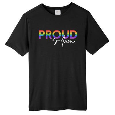 Queer Pride Proud Mom Rainbow Equality Pride Month LGBT Tall Fusion ChromaSoft Performance T-Shirt