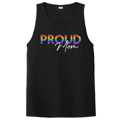 Queer Pride Proud Mom Rainbow Equality Pride Month LGBT PosiCharge Competitor Tank