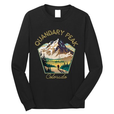 Quandary Peak Retro Clothing Quandary Peak Souvenir Long Sleeve Shirt