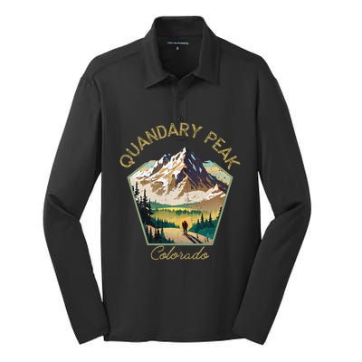 Quandary Peak Retro Clothing Quandary Peak Souvenir Silk Touch Performance Long Sleeve Polo