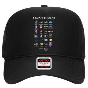 Quantum Physics String Theory Physics Student Science High Crown Mesh Back Trucker Hat