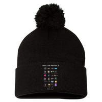 Quantum Physics String Theory Physics Student Science Pom Pom 12in Knit Beanie