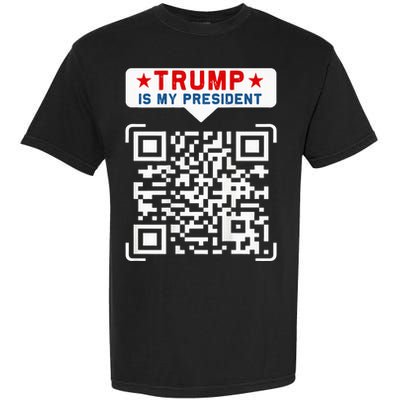 Qr President Trump 4547 Trump Dancing Code Garment-Dyed Heavyweight T-Shirt