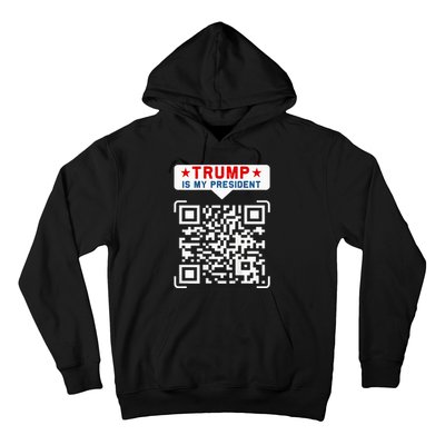 Qr President Trump 4547 Trump Dancing Code Hoodie