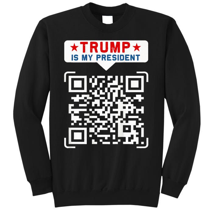 Qr President Trump 4547 Trump Dancing Code Sweatshirt