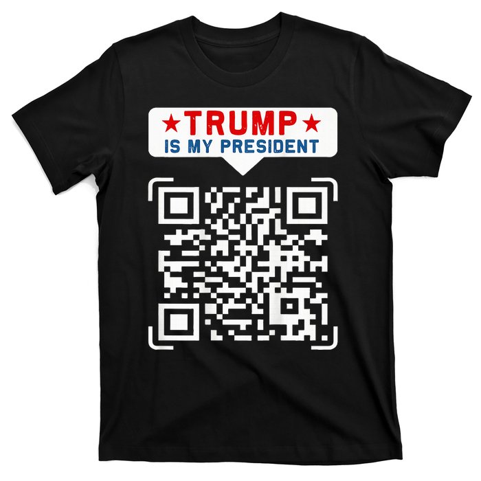 Qr President Trump 4547 Trump Dancing Code T-Shirt