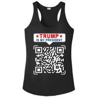 Qr President Trump 4547 Trump Dancing Code Ladies PosiCharge Competitor Racerback Tank