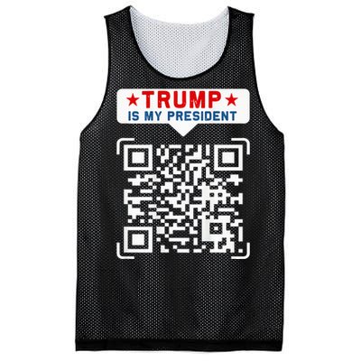 Qr President Trump 4547 Trump Dancing Code Mesh Reversible Basketball Jersey Tank