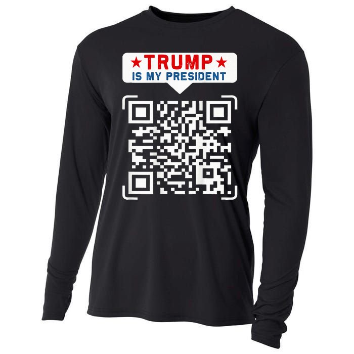 Qr President Trump 4547 Trump Dancing Code Cooling Performance Long Sleeve Crew