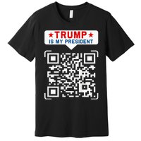 Qr President Trump 4547 Trump Dancing Code Premium T-Shirt