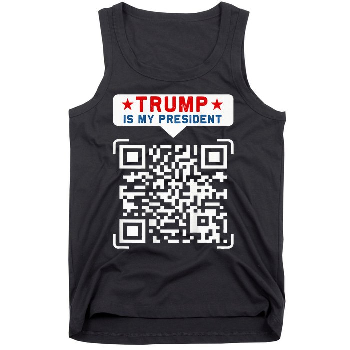 Qr President Trump 4547 Trump Dancing Code Tank Top