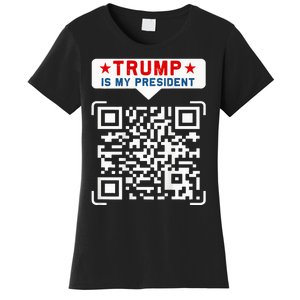 Qr President Trump 4547 Trump Dancing Code Women's T-Shirt