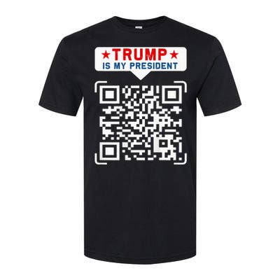 Qr President Trump 4547 Trump Dancing Code Softstyle CVC T-Shirt