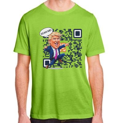 Qr President Trump Dance Code Adult ChromaSoft Performance T-Shirt