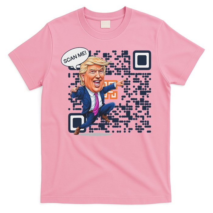 Qr President Trump Dance Code T-Shirt