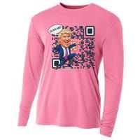 Qr President Trump Dance Code Cooling Performance Long Sleeve Crew