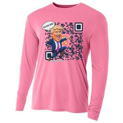 Qr President Trump Dance Code Cooling Performance Long Sleeve Crew