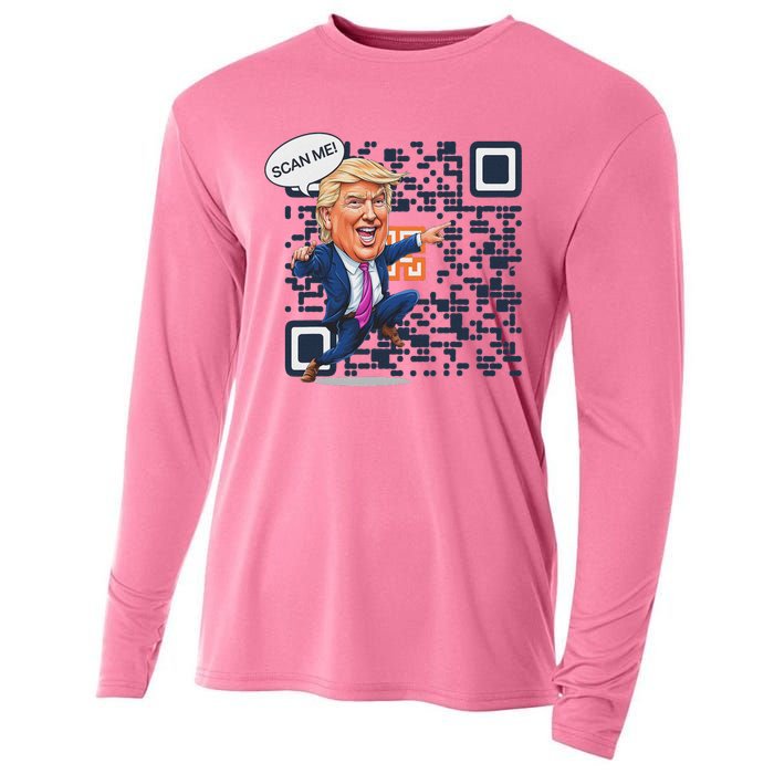 Qr President Trump Dance Code Cooling Performance Long Sleeve Crew