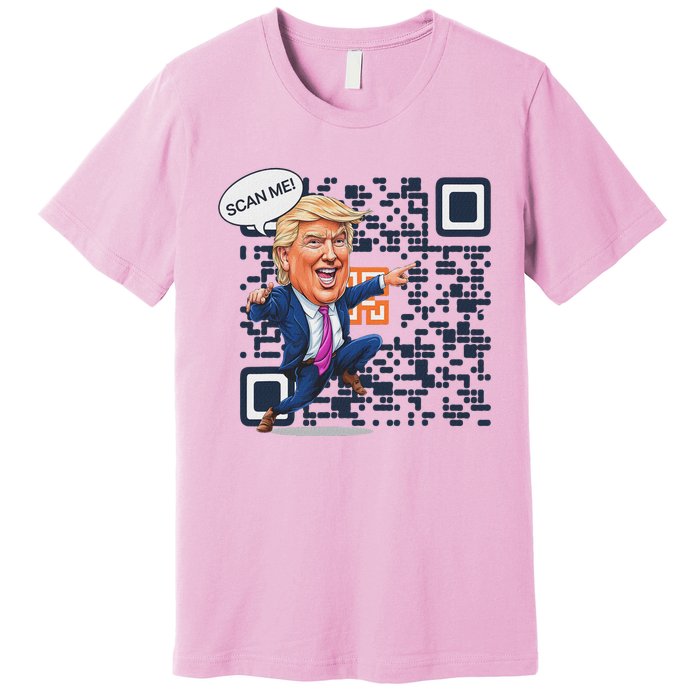 Qr President Trump Dance Code Premium T-Shirt