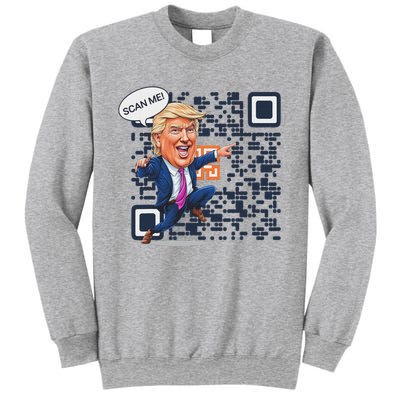 Qr President Trump Dance Code Sweatshirt