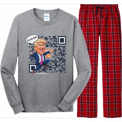 Qr President Trump Dance Code Long Sleeve Pajama Set