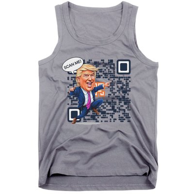 Qr President Trump Dance Code Tank Top