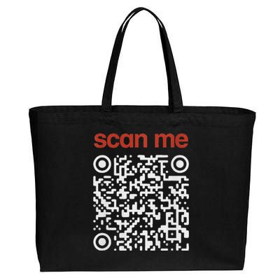 Qr President Trump Dance Code Trump 4547 Cotton Canvas Jumbo Tote