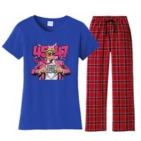 Qr President Trump 4547 Trump Dancing Code Women's Flannel Pajama Set