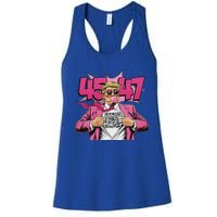 Qr President Trump 4547 Trump Dancing Code Women's Racerback Tank