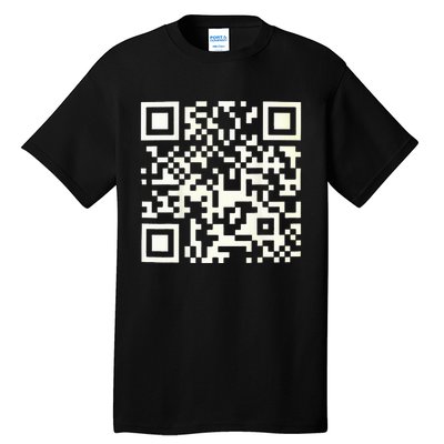 Qr President Trump 4547 Trump Dancing Code Tall T-Shirt