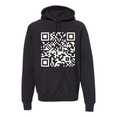 Qr President Trump 4547 Trump Dancing Code Premium Hoodie