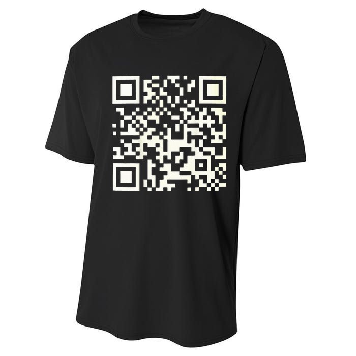 Qr President Trump 4547 Trump Dancing Code Performance Sprint T-Shirt