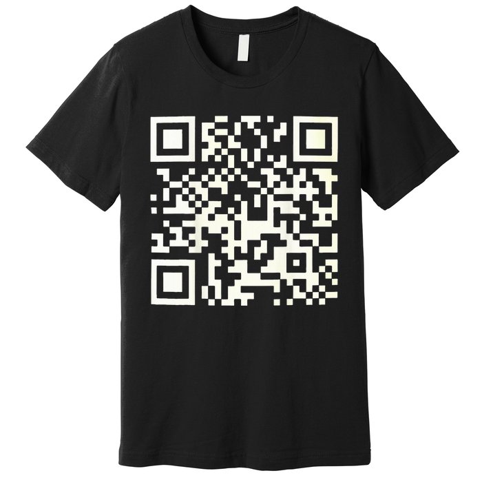 Qr President Trump 4547 Trump Dancing Code Premium T-Shirt