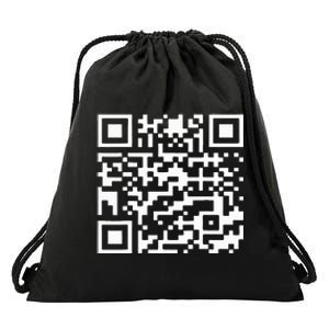 Qr President Trump 4547 Trump Dancing Code Drawstring Bag