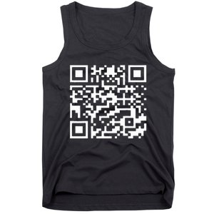 Qr President Trump 4547 Trump Dancing Code Tank Top