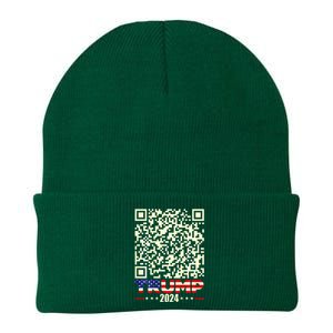 Qr President Trump 4547 Trump Dancing Code Knit Cap Winter Beanie