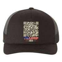 Qr President Trump 4547 Trump Dancing Code Yupoong Adult 5-Panel Trucker Hat