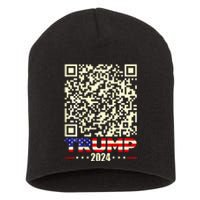 Qr President Trump 4547 Trump Dancing Code Short Acrylic Beanie